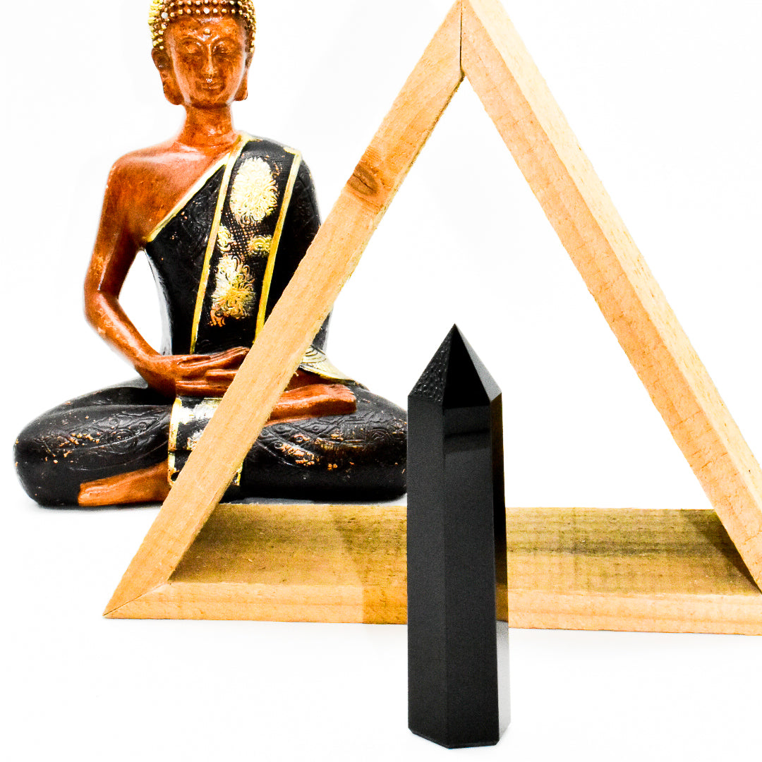 Black Onyx Crystal Point